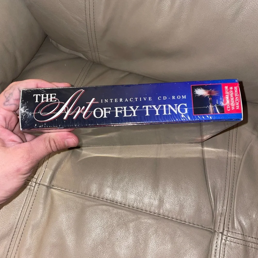 The Art of Fly Tying Interactive CD-ROM New Sealed PC Computer Vintage Rare Fun